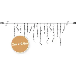 LED-Vorhang,100 superwarmweiße LEDs
