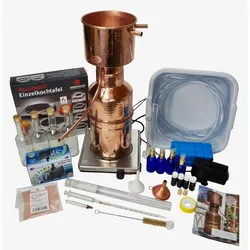 `CopperGarden®` 3 Liter LEONARDO Destille  Sorgenfrei Paket mit allem Zubehör