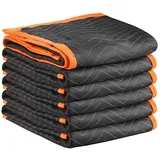 Vevor Umzugsdecken, 6 Stk., 2032 x 1829 mm, Verpackungsdecke mit Baumwollfüllung, Möbeldecke, Lagerdecke mit Vliesstoff gepolsterte Packdecke zum Versenden, Verpacken & Schützen von Möbeln
