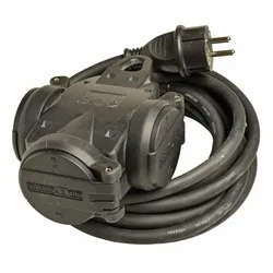 Walther Werke 3-fach Verteiler Steckdose 39100301100304