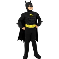 Funidelia | Batman Kostüm für KInder 100% OFFIZIELLE für Jungen Größe 5-6 Jahre The Dark Knight (Der dunkle Ritter), Superhelden, DC Comics, Fledermausmann - Farben: Bunt, Zubehör für Kostüm