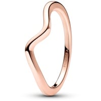 Pandora 183095C00 Damenring Polierte Welle Roségoldfarben, 58/18,5