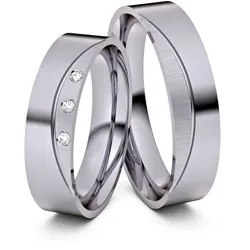 Trauringe Jena 585er Palladium - 4826