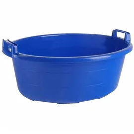 Lockweiler Wanne oval 55 cm/27 l blau hochstehende Griffe