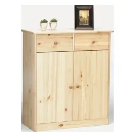 Erst-Holz Kommode Sideboard Anrichte Kiefer massiv 2 Türen 2 Schubladen 90.50-27