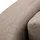 Livora Eckcouch Polyester 2-Sitzer Beige