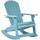Beliani Schaukelstuhl ADIRONDACK Kunststoff 52 x 67 x 68 cm Blau