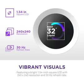 NZXT Kraken Plus 240 V2 RGB (2025) AIO- Wasserkühlung weiß