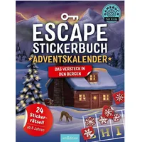 Ars Edition Bücher-Adventskalender Adventskalender (Escape, 1-tlg), Made in Europe bunt