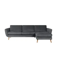 SOHO Ecksofa   ¦ grau ¦ Maße (cm): B: 274 H: 85 T: 156.0
