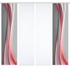 home in green Schiebevorhang ¦ rot ¦ Synthetik ¦ Maße (cm): B: 60 H: 245