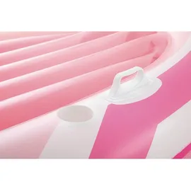 Intex Pink Paradise Boat (244x97x114cm) mit Haltegriffen und Getränkehaltern