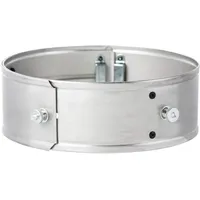 BBQ-Toro Edelstahl Power Ring für Raketenofen | Ø 25-35 x 8,5 cm | Rauchfreie Flamme ohne Funkenflug, Unterstützt Kochvorgang effektiv | Einfach anpassen für optimale Wärmeverteilung