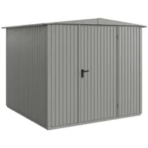 Hörmann Gerätehaus Berry Classic 2,59 x 2,48 m Grau