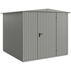 Hörmann Gerätehaus Berry Classic 2,59 x 2,48 m Grau