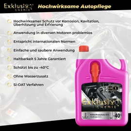 Exklusiv Chemie G13 Kühlerfrostschutz Violett 5 l