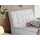 MKS Meble Boxspringbett Weiß, 2-Sitzer, H3, Rechteckig, 200x200 cm, Schlafzimmer, Betten, Boxspringbetten