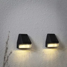 STAR LED-Solar-Wandl. 'Wally Mini', 3er Set, je 7x7,5cm