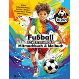 tredition Fußball Mitmachbuch & Malbuch für Jungen Power Academy mit Labyrinth-Rätsel Witzen Suchen & Finden motivierenden Malvorlagen Fußball Geschenkbuch