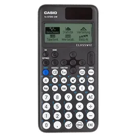 DynaTech Casio FX-87 DE CW mit Jeans-Tasche hellblau, Zirkelset
