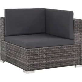 vidaXL Garten-Lounge-Set 8-tlg. grau