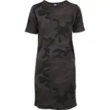 URBAN CLASSICS Shirtkleid Camouflage Grau XS