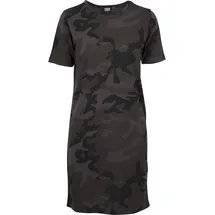URBAN CLASSICS Shirtkleid Camouflage Grau XS