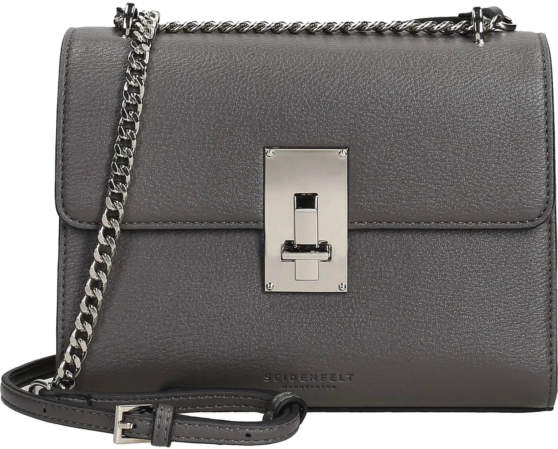 Seidenfelt Linsell Crossbody - Schultertasche 20 cm (anthracite)