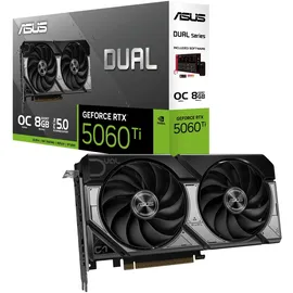 Asus Dual GeForce RTX 5060 Ti OC 8 GB GDDR7