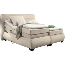 MID.YOU Boxspringbett 180 x 200 cm H2 Sand