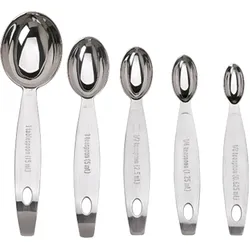 Messlöffel CUISIPRO, silber (edelstahlfarben), Volumen 0,024 l, Edelstahl, Messbecher