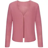VIVANCE Strickjacke mit Haken-Verschluss Rosa 40/42