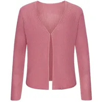 VIVANCE Strickjacke mit Haken-Verschluss Rosa 40/42
