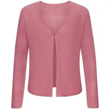 VIVANCE Strickjacke mit Haken-Verschluss Rosa 40/42