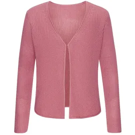 VIVANCE Strickjacke mit Haken-Verschluss Rosa 40/42