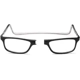 NEW VISION Lesebrille mit Magnetverschluss, Lesebrillen, Bequem Magnetverschluss Vorne, Reading Glasses NV2904, Lesebrille Damen 2,5 (Schwarz, 2.5)