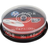 HP DVD-R 4.7GB, 16x, 10er Spindel DME00026