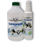 PandaCleaner Isopropanol/Reinigungsalkohol - 100ml Spray + 500ml - Reinigungsflüssigkeit für Haushalt, Handwerk & Industrie - Mit Zerstäuber (100ml Spray + 500ml)