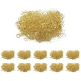 Riffelmacher & Weinberger Riffelmacher - Engelshaar Silber oder Gold, Inhalt 20 Gramm, im Beutel, Flowerhair Nobless, Dekoration, Gesteck, Kranz, Weihnachten, Advent (Gold, 10er Set)