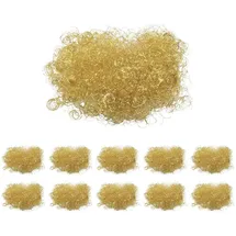 Riffelmacher & Weinberger Riffelmacher - Engelshaar Silber oder Gold, Inhalt 20 Gramm, im Beutel, Flowerhair Nobless, Dekoration, Gesteck, Kranz, Weihnachten, Advent (Gold, 10er Set)