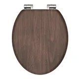 Schütte WC-Sitz Dark Wood mit Absenkautomatik