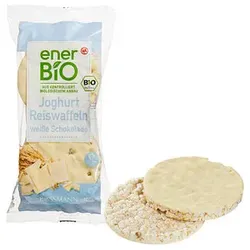 enerBiO Bio weiße Schokolade Reiswaffeln 100,0 g