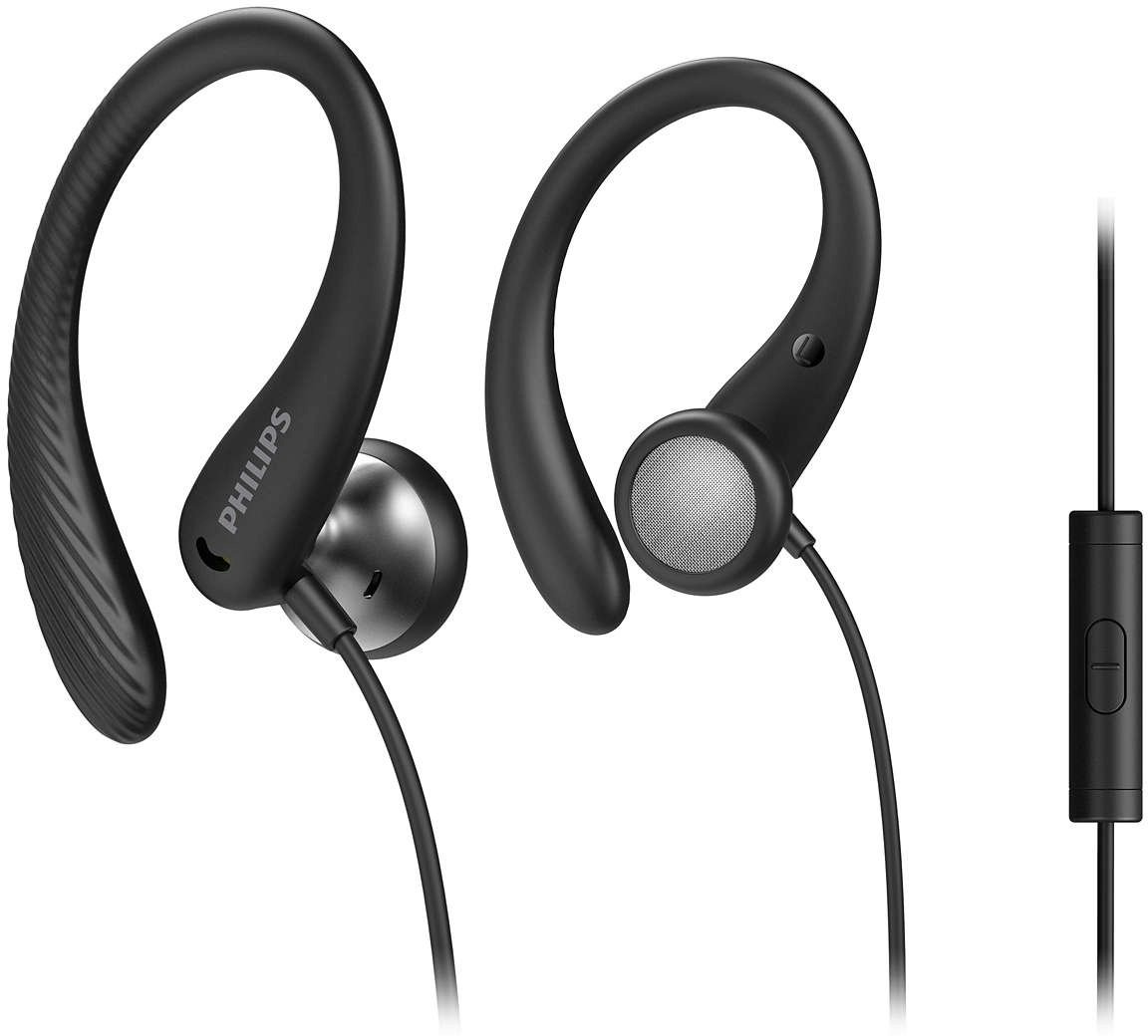 Philips TAA1105BK/00 Kopfhörer & Headset Verkabelt Ohrbügel, im Ohr Sport Schwarz