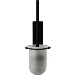 Nichba Design - Toilettenbürste mit Wandhalterung, schwarz