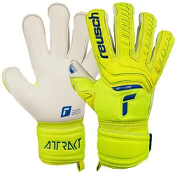REUSCH Attrakt Gold Evolution Cut SAFETY YELLOW / DEEP BLUE / WHITE
