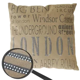 MCW Dekokissen London 45 x 45 cm Braun