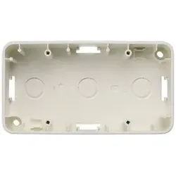 Siemens 5TG1826 DELTA profil Aufputzgehäuse 2-fach, titanweiß