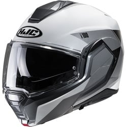 HJC i100 Beston Helm, grijs-wit, XS 54 55 Voorman