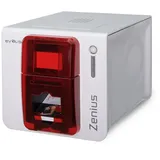 Evolis Zenius Expert Line - Plastikkartendrucker - Farbe - Thermosublimation/thermische Übertragung - CR-80 Card (85.6 x 54 mm) - 300 dpi - bis zu 500 Karten/Stunde (s/w) / bis zu 150 Karten/Stunde (Farbe) - Kapazität: 50 Karten - LAN (ZN1H0000RS)