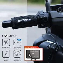 Oxford HotGrips Wrap. Beheizbare Lenkerüberzüge für Männer